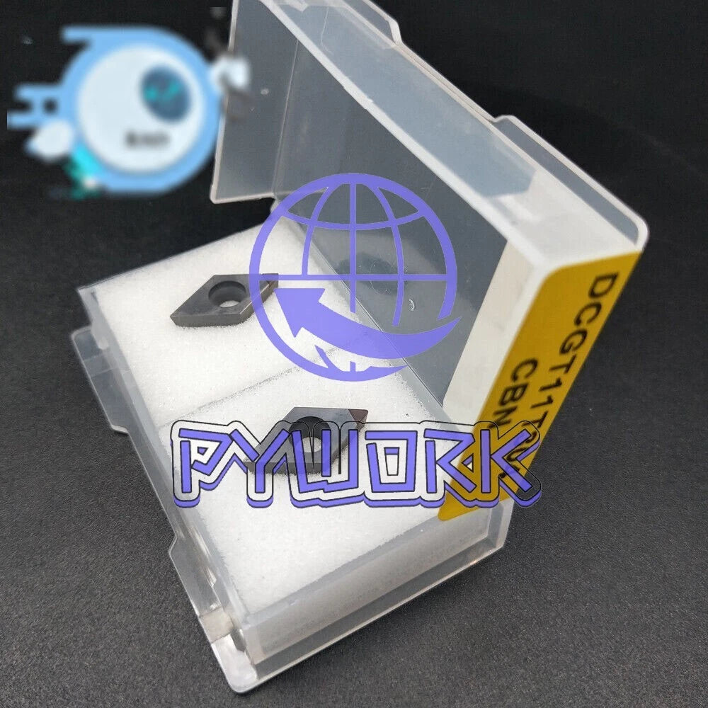 2Pcs DCGT11T304 CBN DCMT32.51 Turning Insert CNC Boron Nitride Diamond Inserts