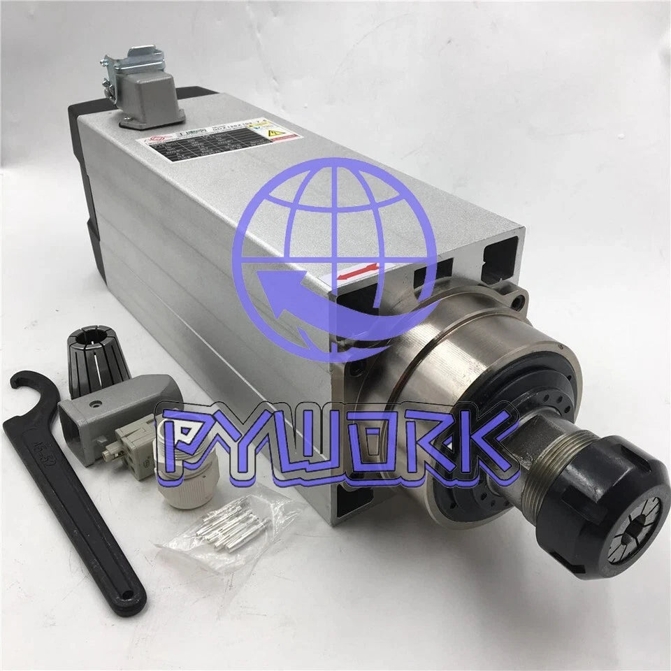 7.5KW ER32 Spindle Motor 380V Air-cooling 18000rpm High Speed Motor CNC Woodwork