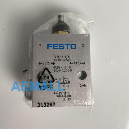1pcs Festo V/O-3-1/8 4938 Stem Actuated Valve