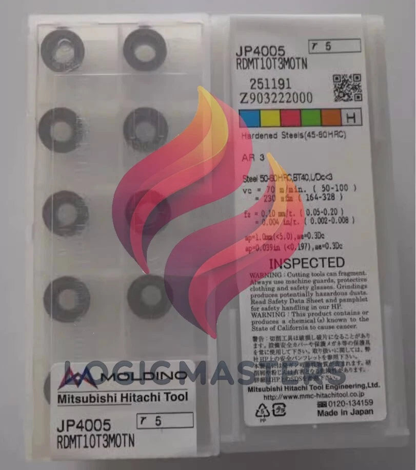 10Pcs/Box MOLDINO RDMT10T3MOTN JP4005 RDMT10T3M0TN JP4005 Carbide Inserts Blade