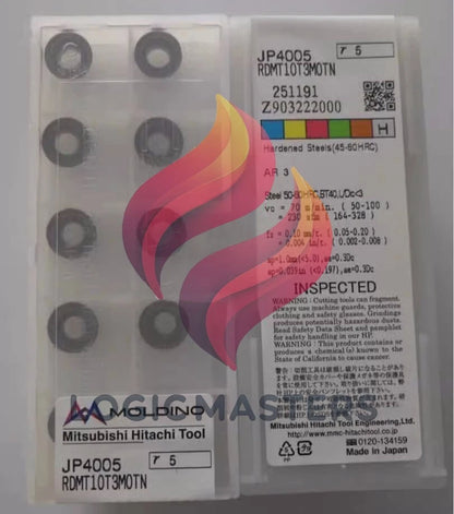 10Pcs/Box MOLDINO RDMT10T3MOTN JP4005 RDMT10T3M0TN JP4005 Carbide Inserts Blade