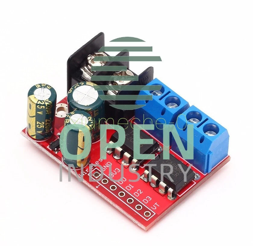 Dual 5A DC Motor Drive Remote Control Double H-Bridge PWM Speed Control Module M