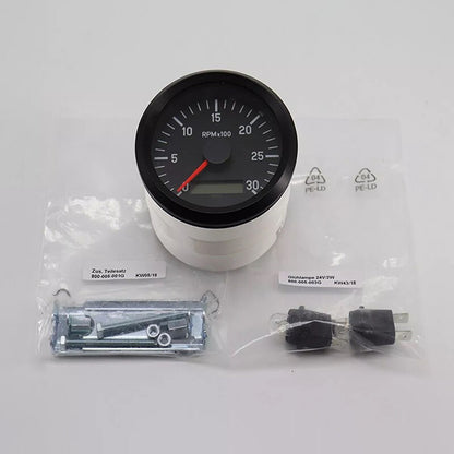 1PC Instrument Speed Hour Meter 333 035 010X 0~3000 Turn 12/24V