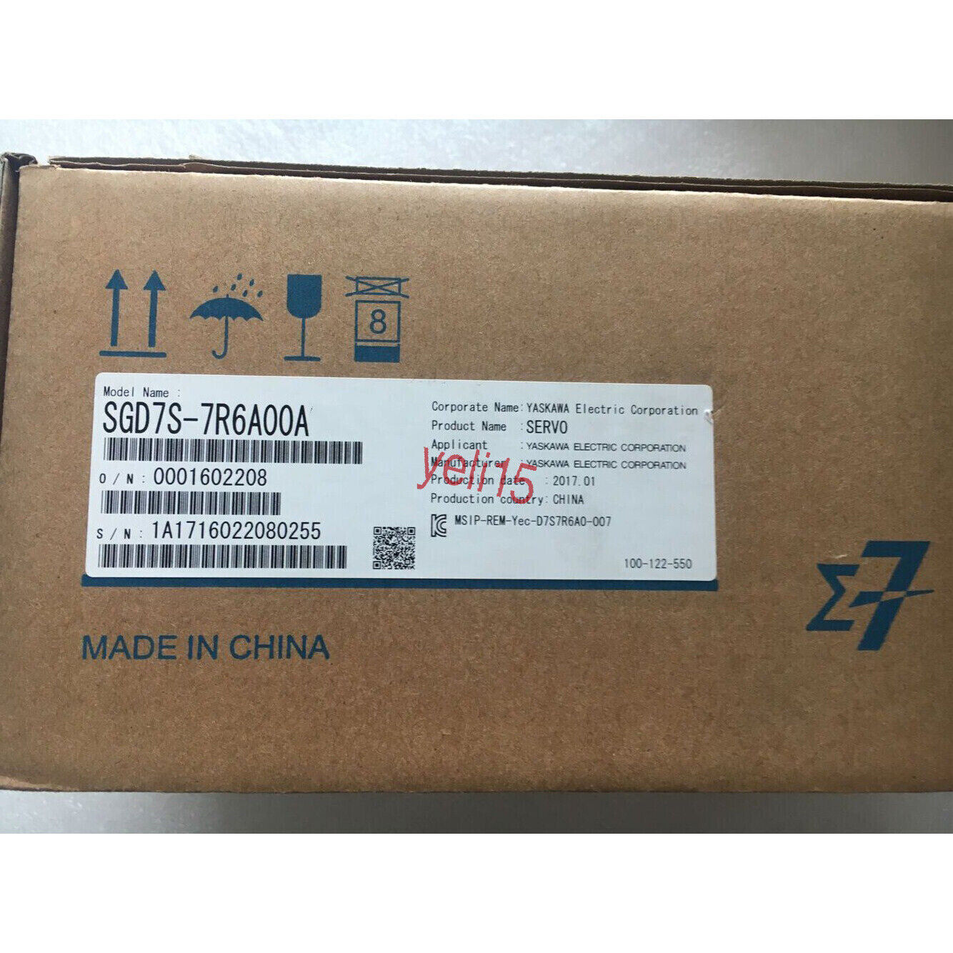 1PC Yaskawa YSGD7S-7R6A00A Servo Driver - YASKAWA
