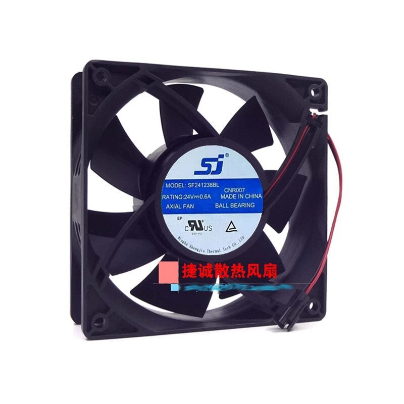 SJ SF241238BL 24V 0.6A 12038 12CM Double ball high airflow inverter fan