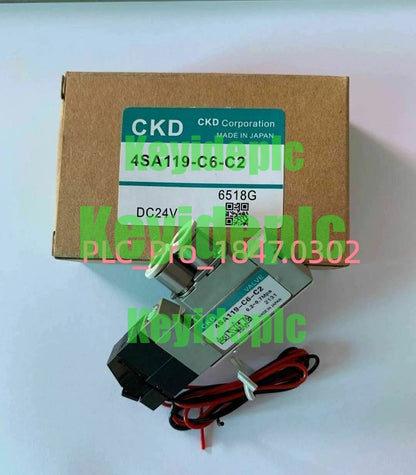 4SA119-C6-C2 1PCS CKD 4SA119-C6-C2 DC24V Solenoid Valve Fast delivery #k