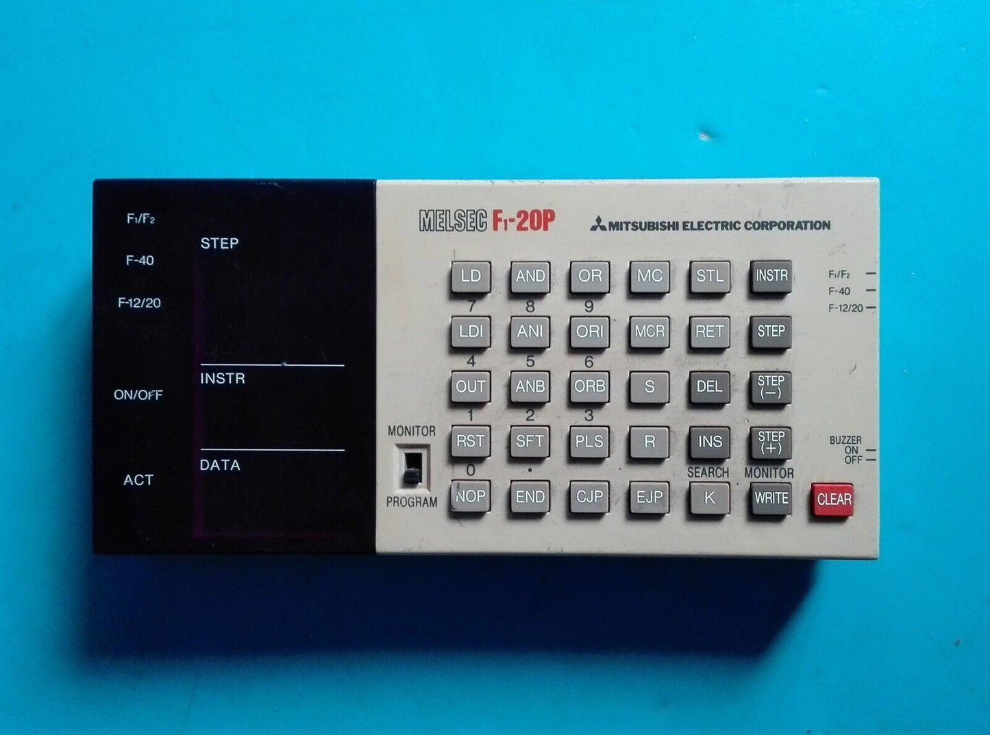Mitsubishi ONE PLC Handheld Programmer F1-20P-E Test Used - MITSUBISHI