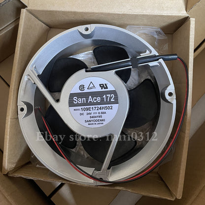 1pcs Sanyo 109E1724H502 17250 24V inverter cooling fan