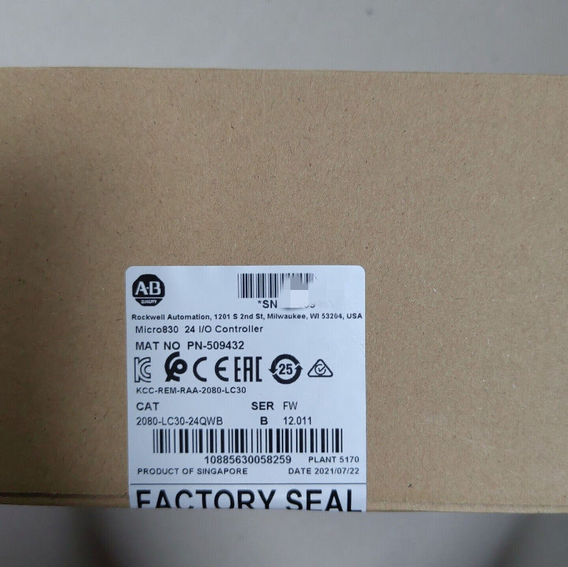 2080-LC30-24QWB CONTROLLER SURPLUS - ALLEN BRADLEY