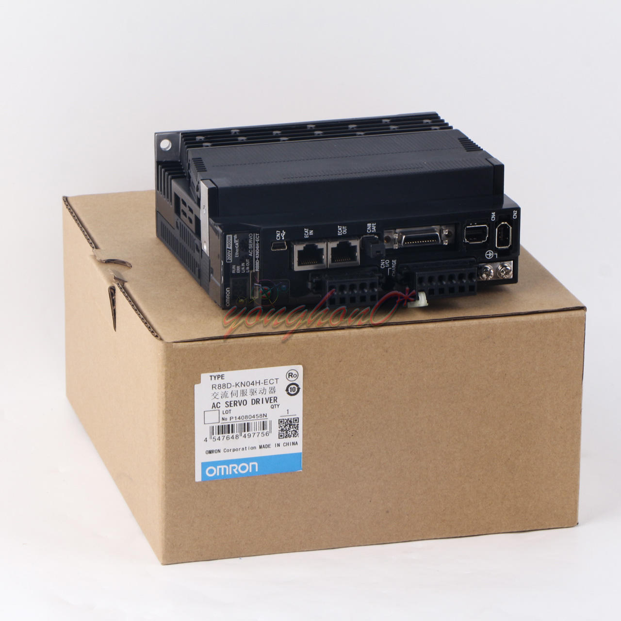 OMRON Servo Drive R88D-KN04H-ECT: 1Pc - OMRON