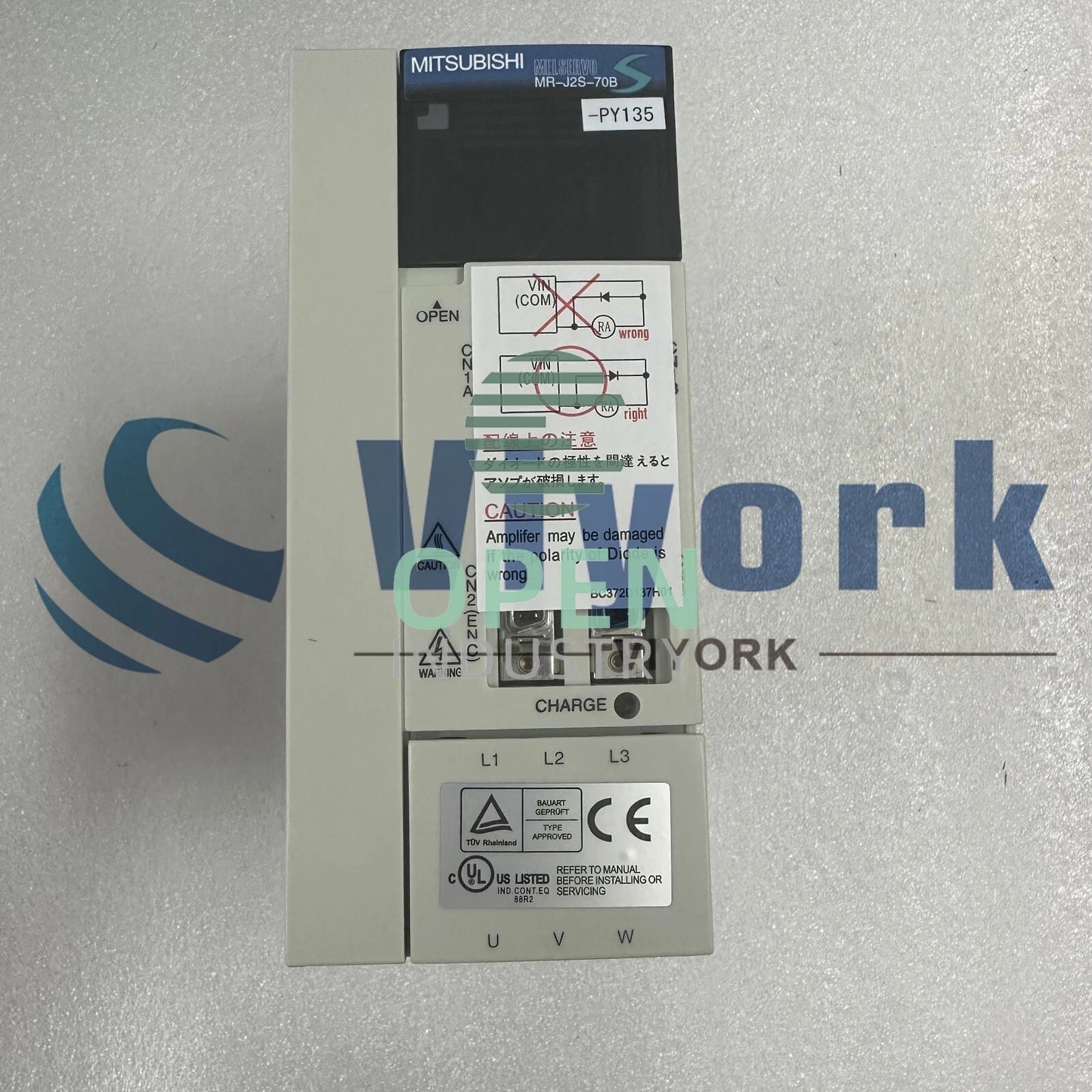 1PCS Mitsubishi MR-J2S-70B-PY135 SERVO DRIVE 750W 200V
