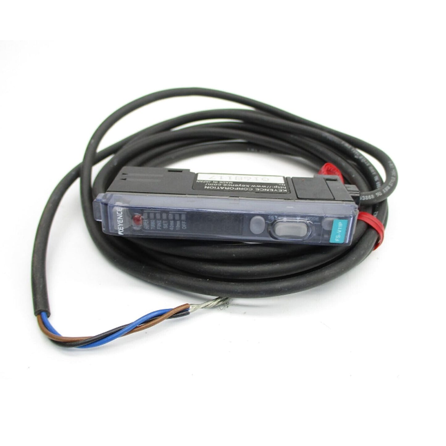 Keyence FS-V11P Amplifier Fiber Optic Digital 2M, NPN - KEYENCE