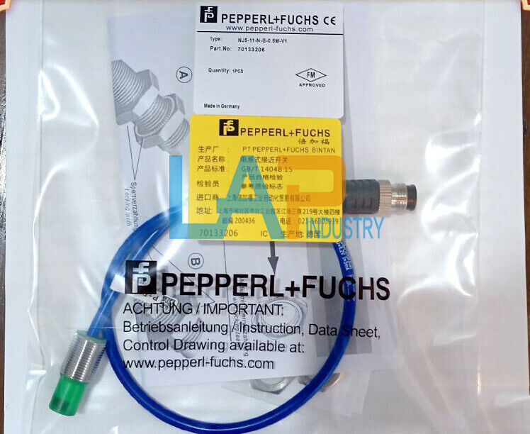 1PCS NJ5-11-N-G-0.5M-V1 sensor for proximity switch, industrial grade - PEPPERL & FUCHS