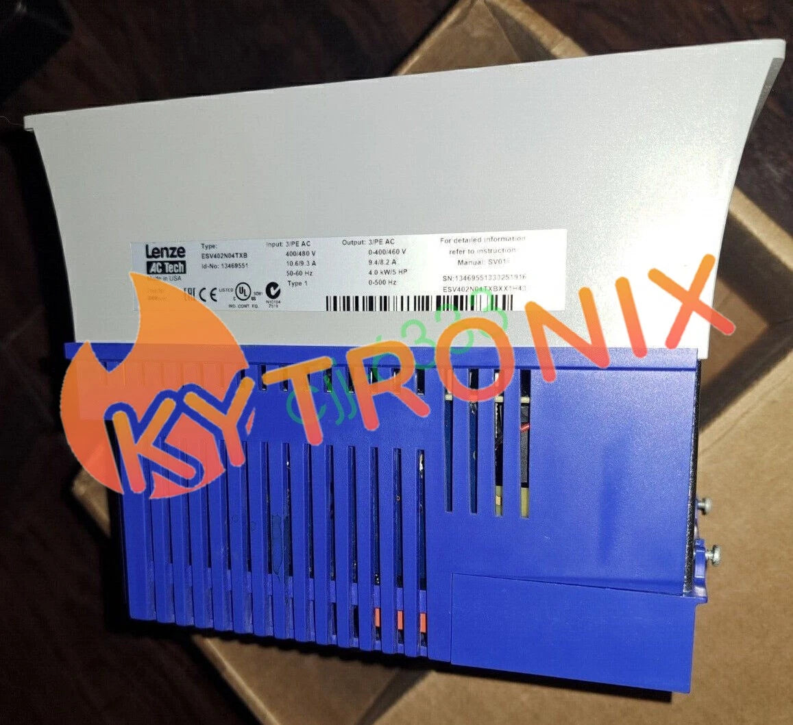 OEM Lenze AC Tech Frequency Inverter ESV402N04TXB XX1H43 4.0KW 5HP