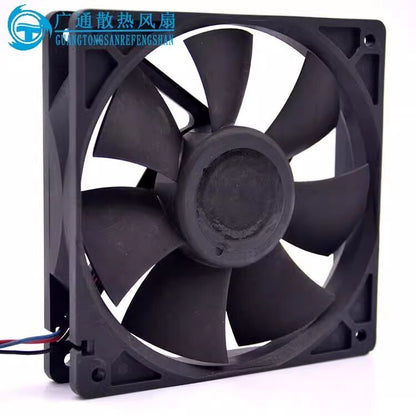 Delta AFB1212VH-R00 12025 DC12V 0.60A 12CM 3-Wire High Airflow Cooling Fan