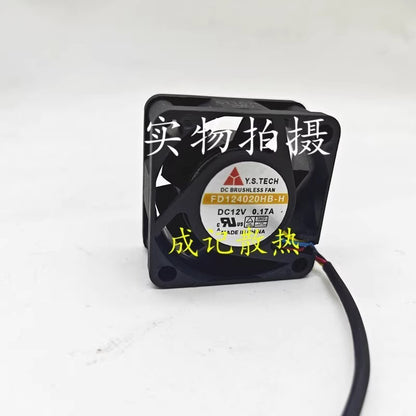 Y.S.TECH FD124020HB-B 4020 DC12V 0.17A 4-pin Inverter Cooling Fan