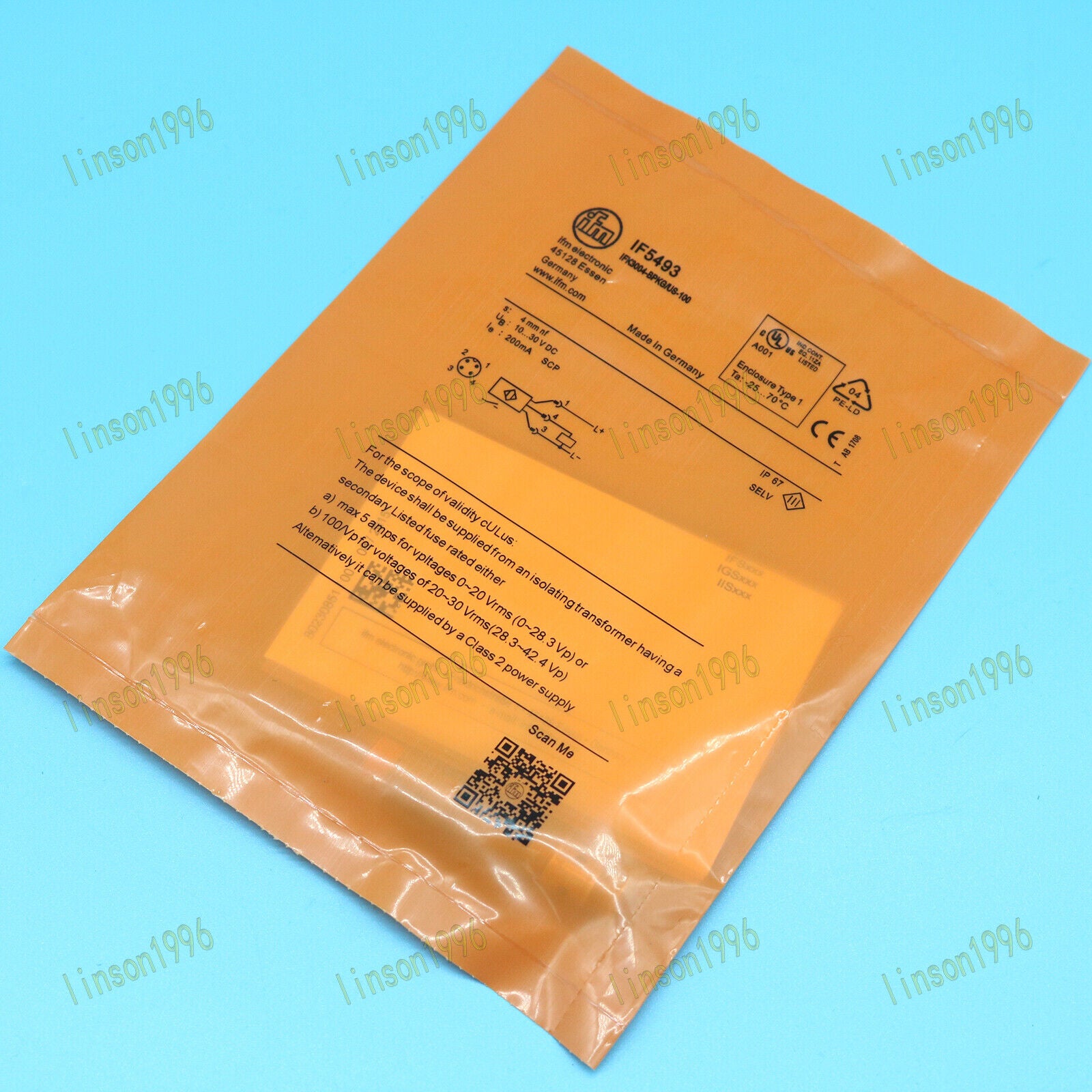 1PC IF5493 Proximity Switch Sensor Fast Delivery - IFM