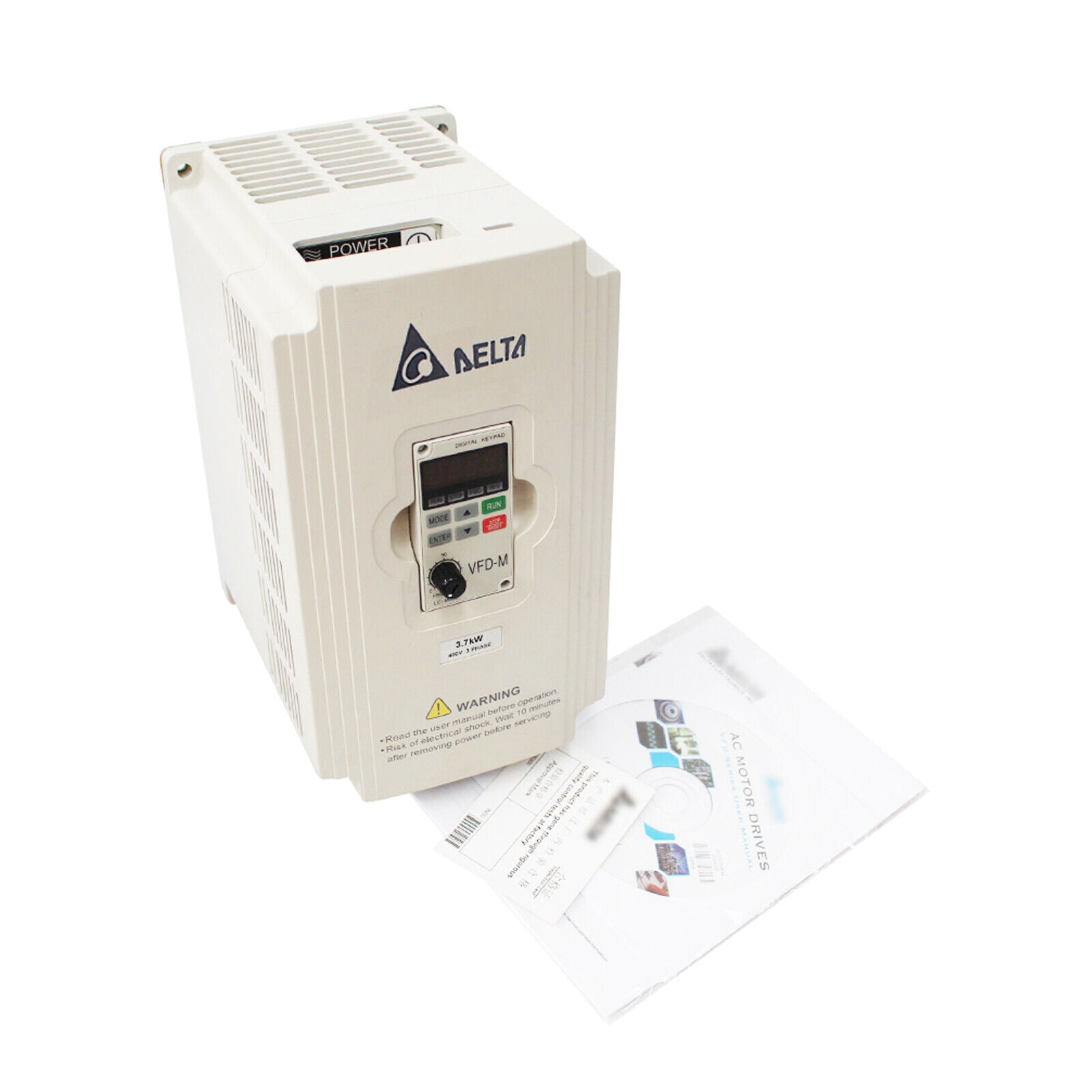 Delta VFD037M43A AC Driver Frequency Converter 3.7kw 380v Plc Module - DELTA