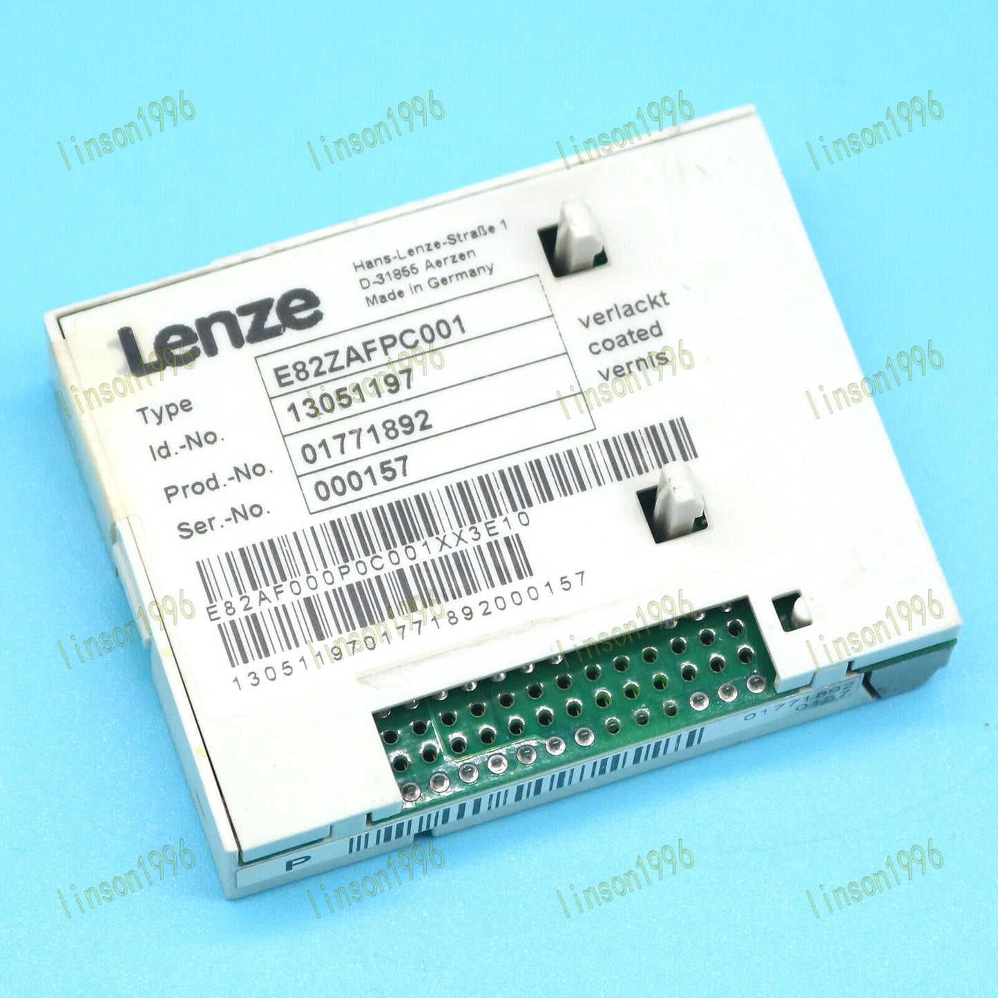 Used One Lenze E82ZAFPC001 IO Board Communication Module - LENZE