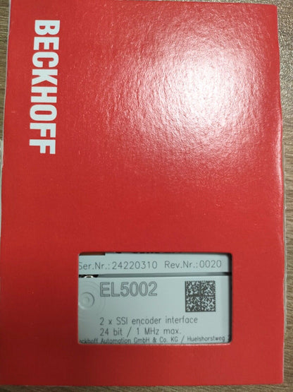 BECKHOFF Temperature Module EL5002 - BECKHOFF