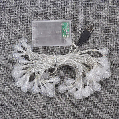 new 6 meters 40 LED USB Crystal Ball String Lights Garden Party Holiday House Decor