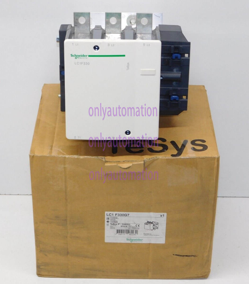 new Schneider Electric LC1F330G7 Non-Reversing 330 Amp 600 VAC IEC Contactor