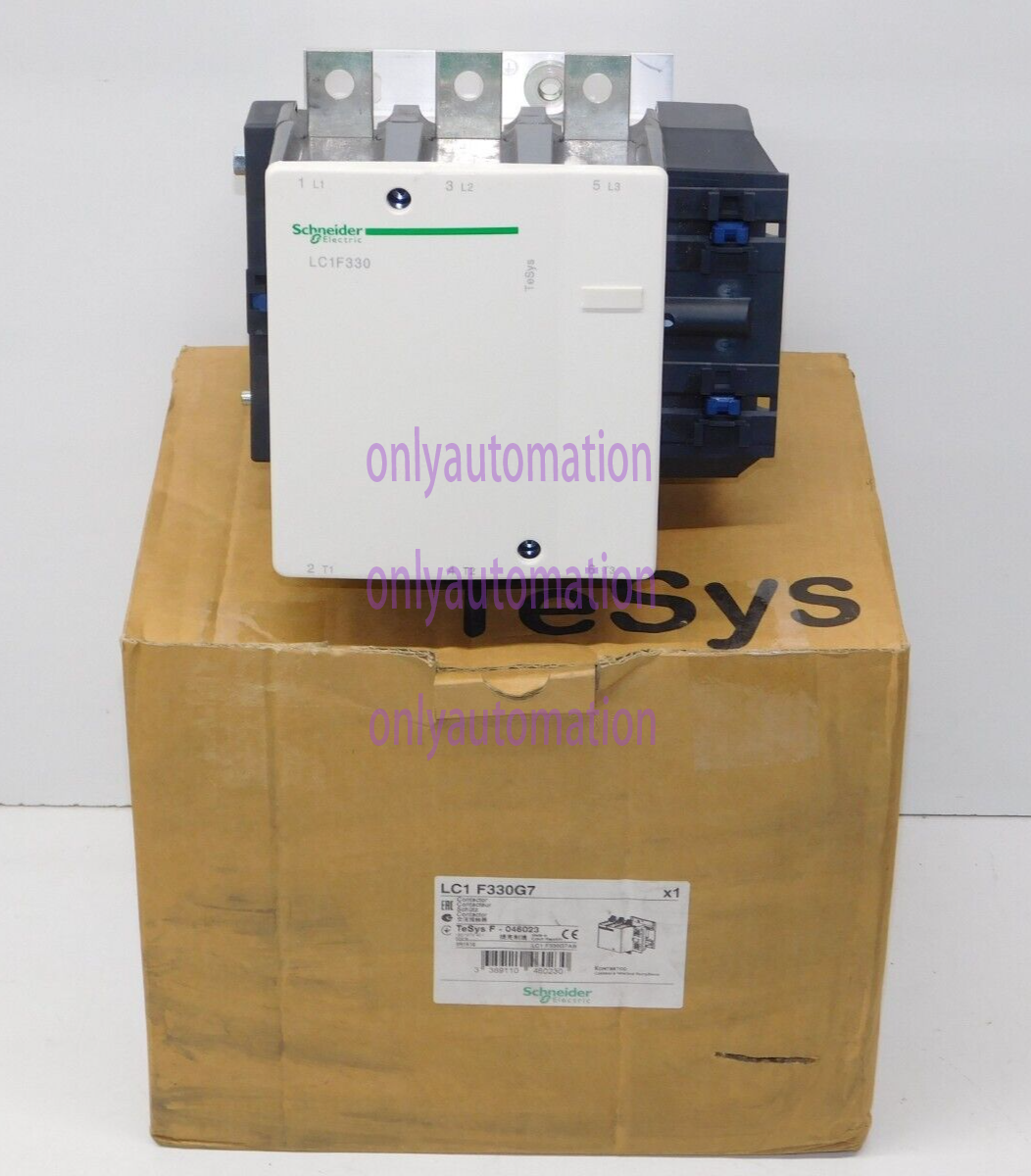 new Schneider Electric LC1F330G7 Non-Reversing 330 Amp 600 VAC IEC Contactor - SCHNEIDER ELECTRIC