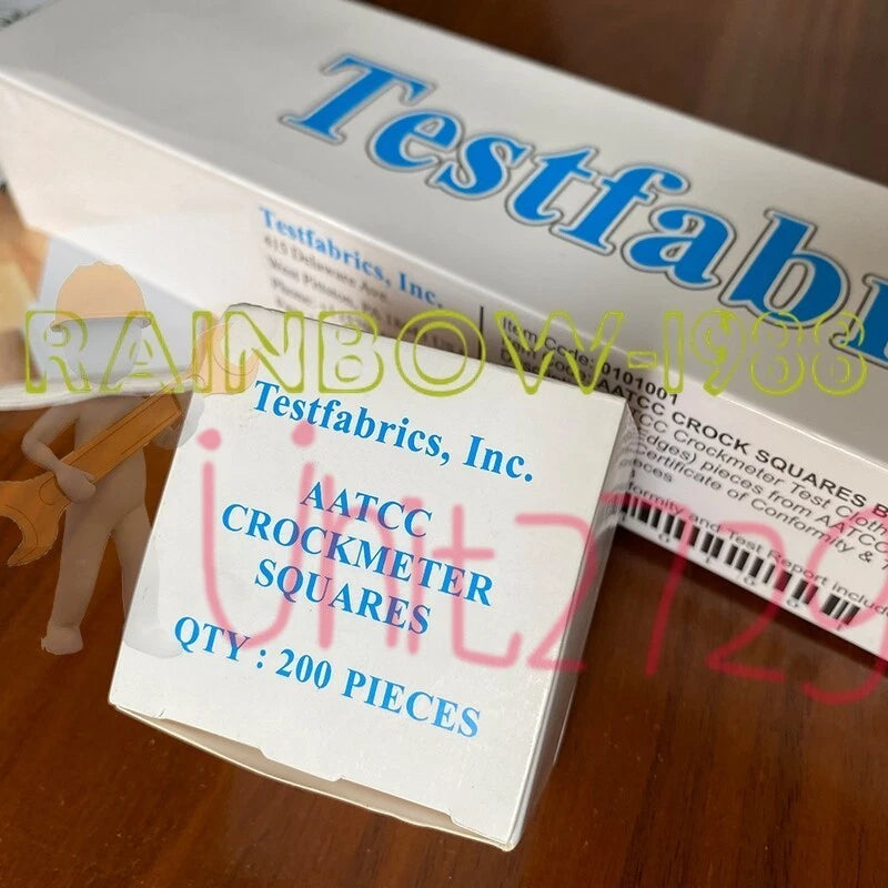 1000PCS/box Color fastness of rubbing white cloth test cloth AATCC 5×5cm #un
