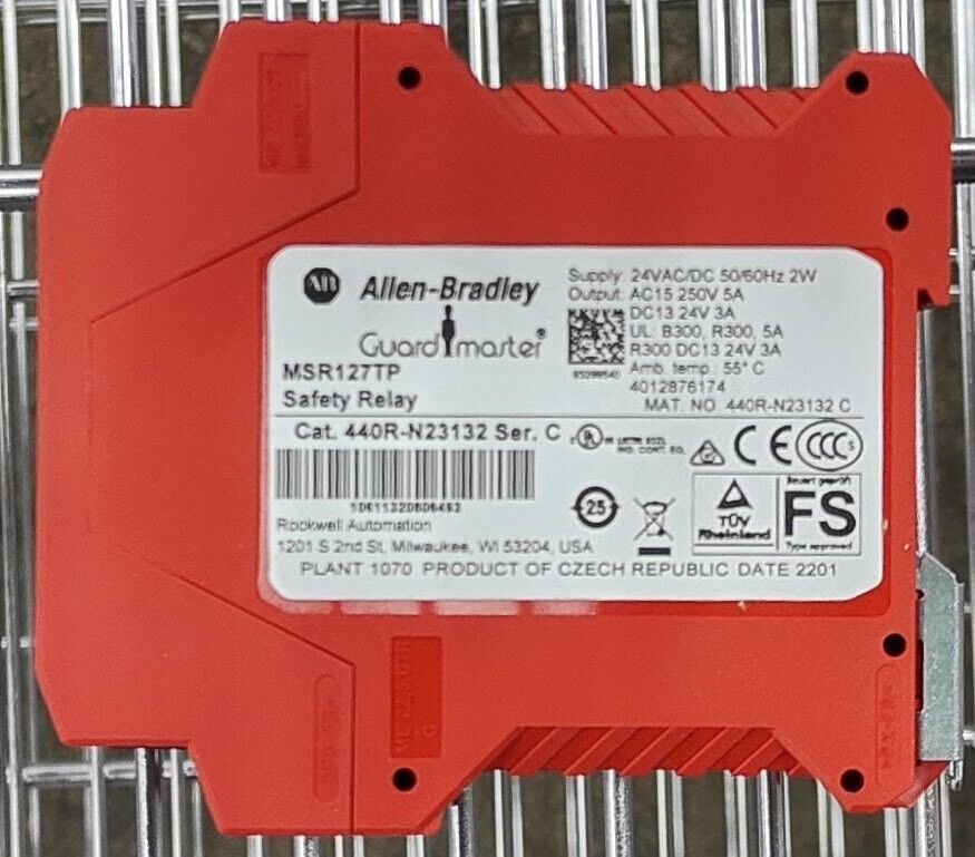 440R-N23132 SER C Safety Relay GuardMaster MSR127TP - KOEED
