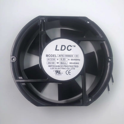LDC AFX-155023 H 17251 AC230V 0.23A 36/38W 17CM Metal Cooling Fan