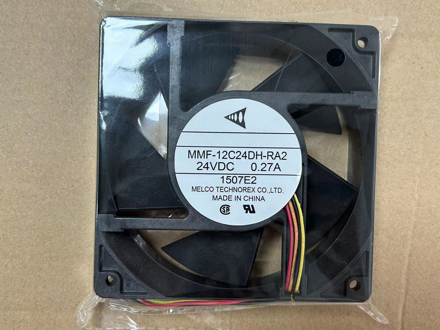 new Mitsubishi MMF-12C24DH-RA2 DC24V 0.27A 12CM 12038 3-pin double ball inverter