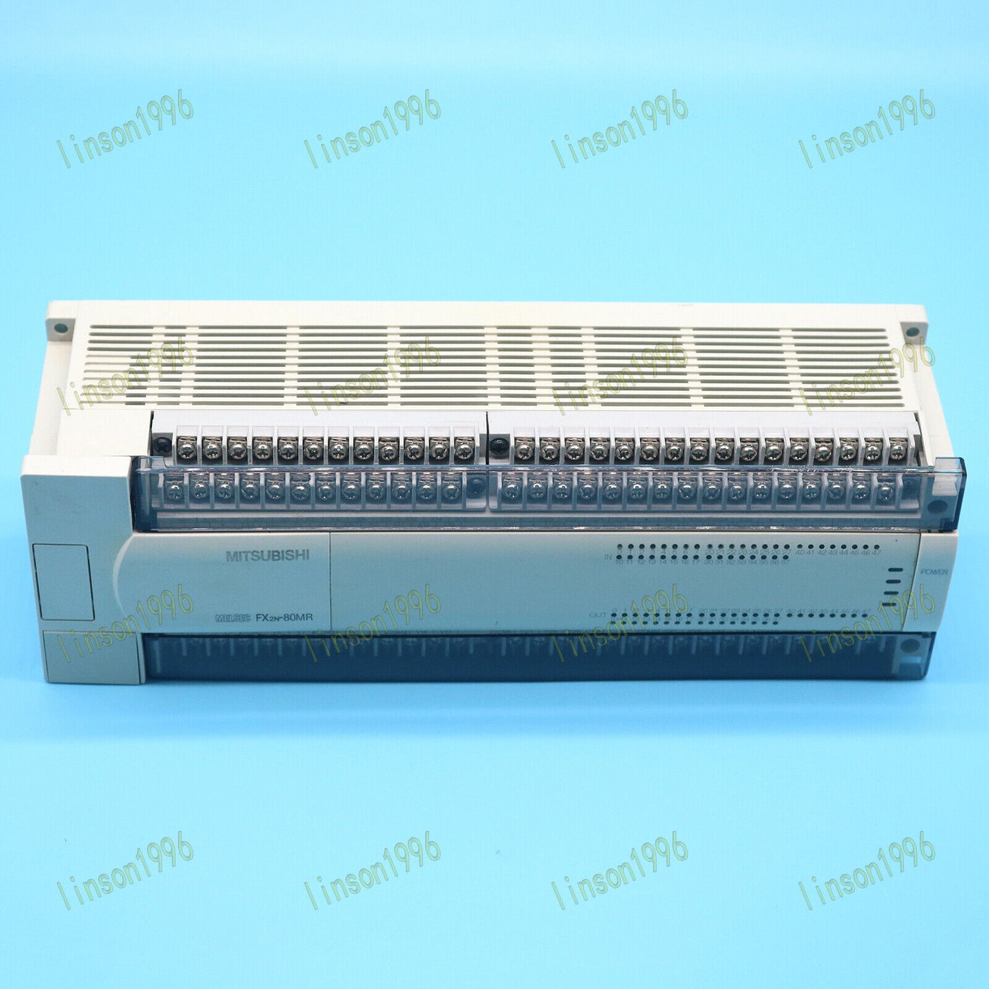 used Mitsubishi FX2N-80MR PLC programmable logic controller ES/UL tested - MITSUBISHI