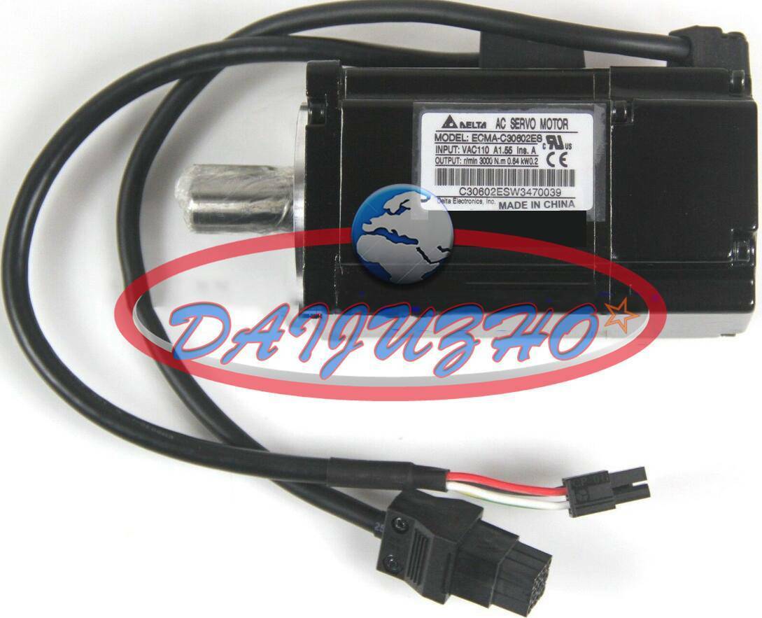New One Delta AC Servo Motor ECMA-C30602ES 110V 1.55A 0.2KW - DELTA