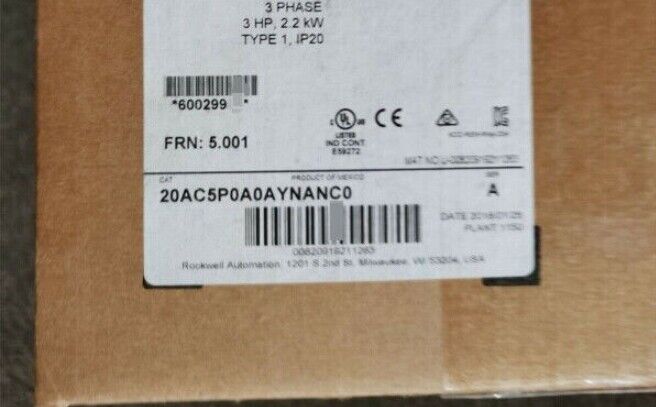 PowerFlex 70 AC Drive | Model: 20AC5P0A0AYNANC0 - POWERFLEX