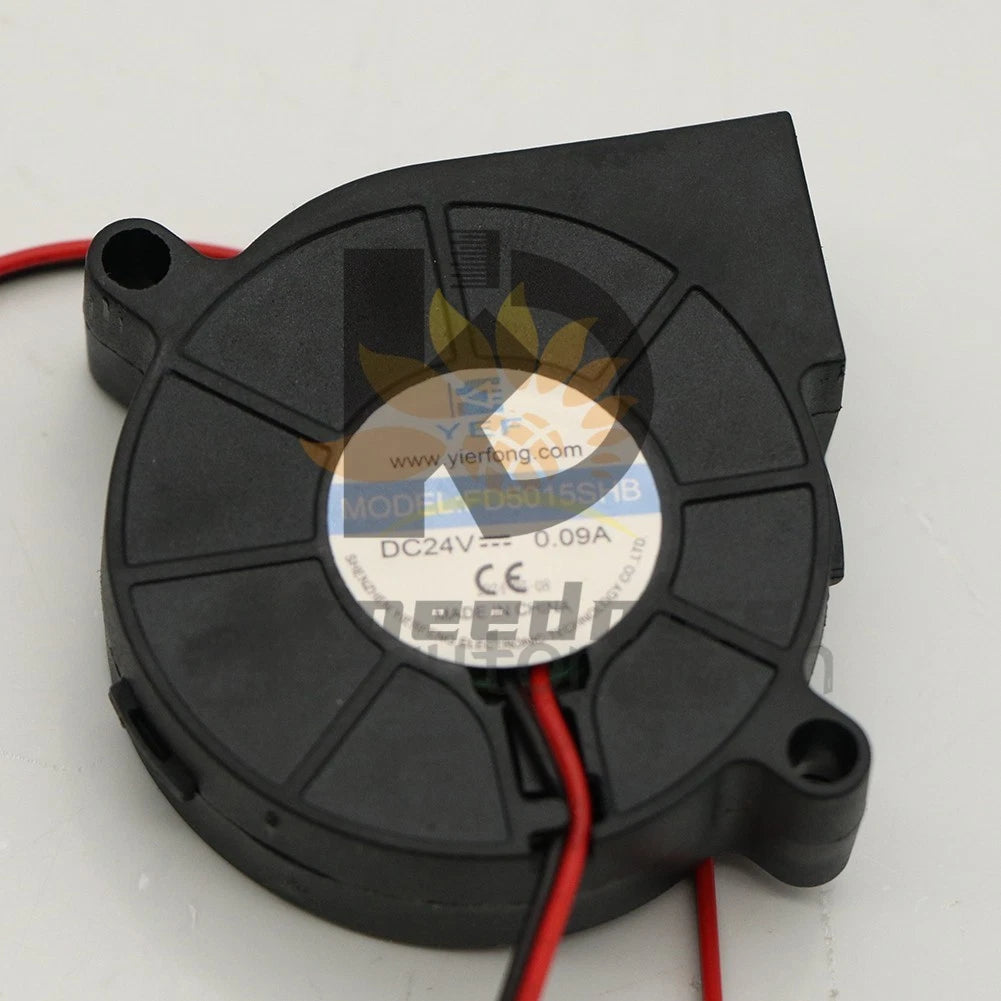 1x YEF FD5015SHB DC24V 0.09A 2-Pin Turbo Cooling Fan
