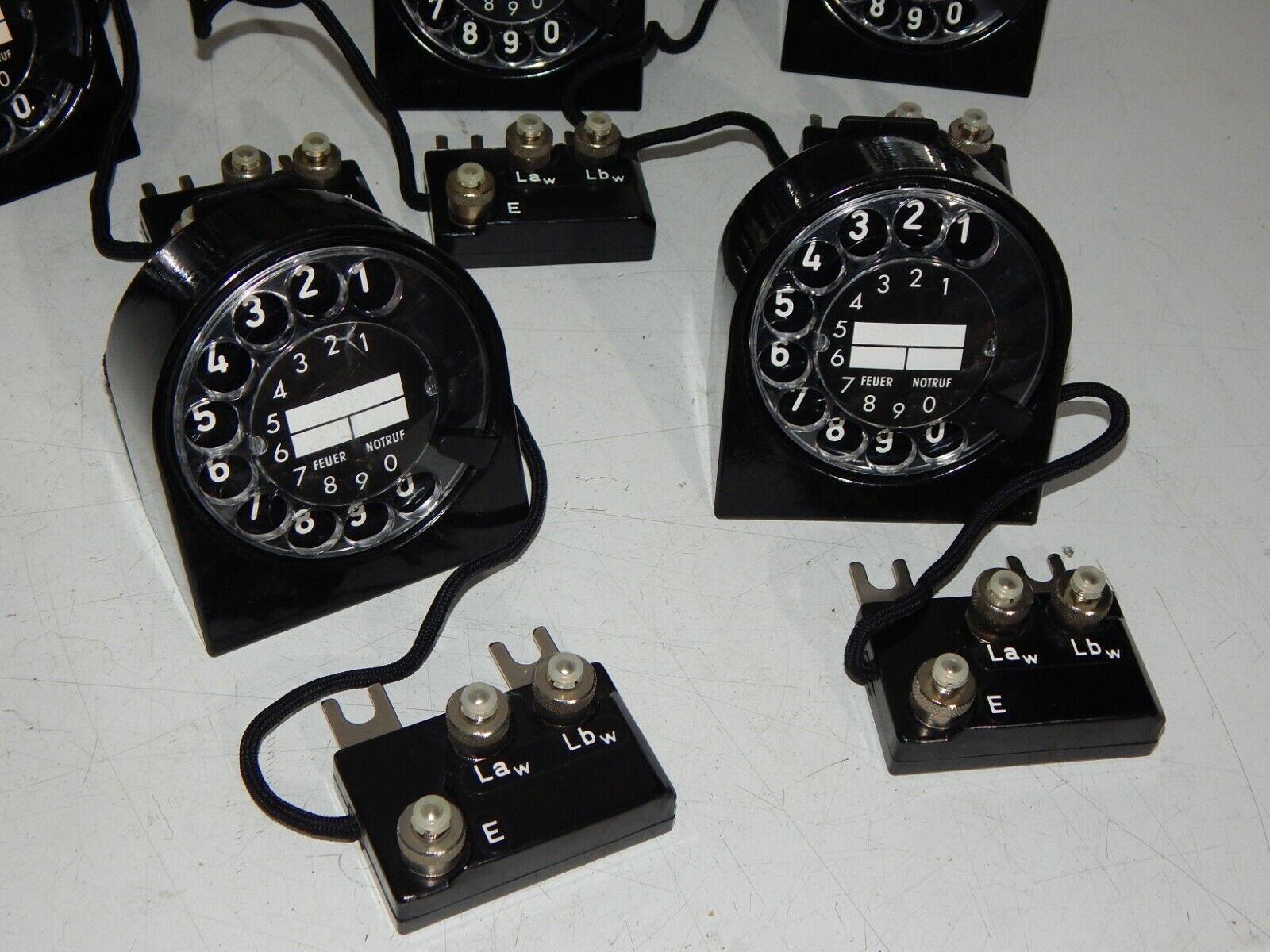 used BW Bund rotary dial for field telephone - BUND