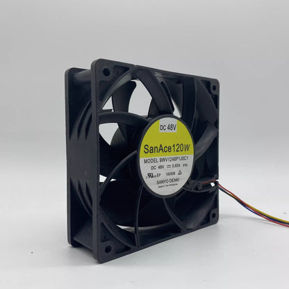 Sanyo 9WV1248P1J001 12038 DC48V 0.65A 12CM 4-Wire IP55 Waterproof Cooling Fan