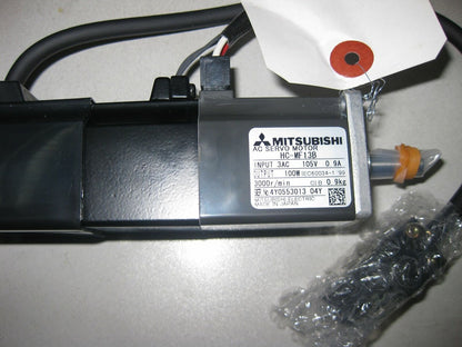 Mitsubishi servo motor HC-MF13B tested in good condition - MITSUBISHI