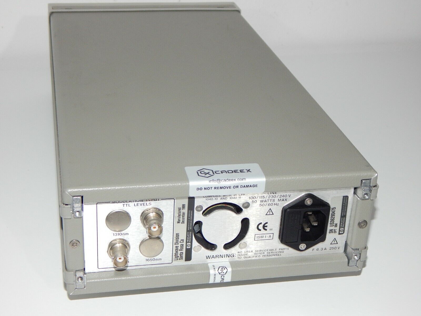 HP 83437A Broadband Light Source 1430nm 1550nm 9/125 μm - HP