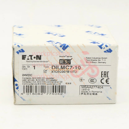 1PCS EATON MOELLER Ac Contactor DILMC7-10 24VDC Rapid delivery