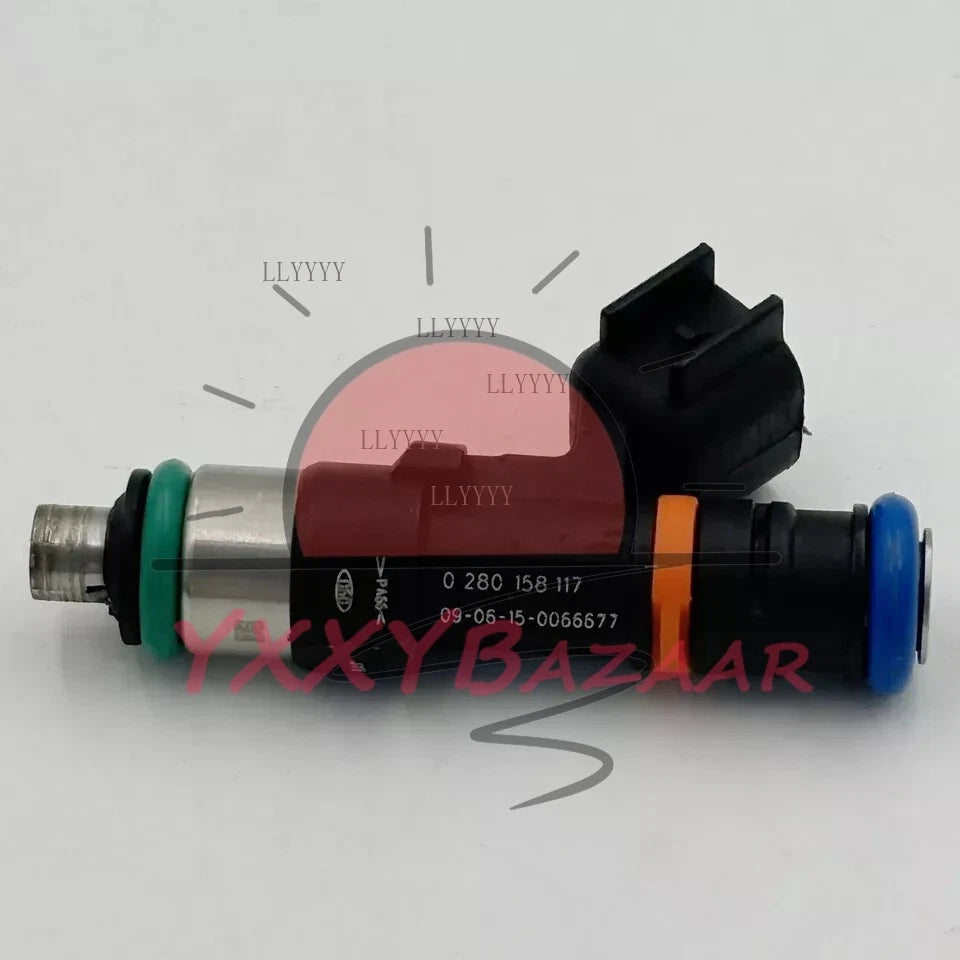 4X Bosch 0280158117 52lb 550cc Fuel Injectors For EV14 A4 TT Golf Jetta Passat