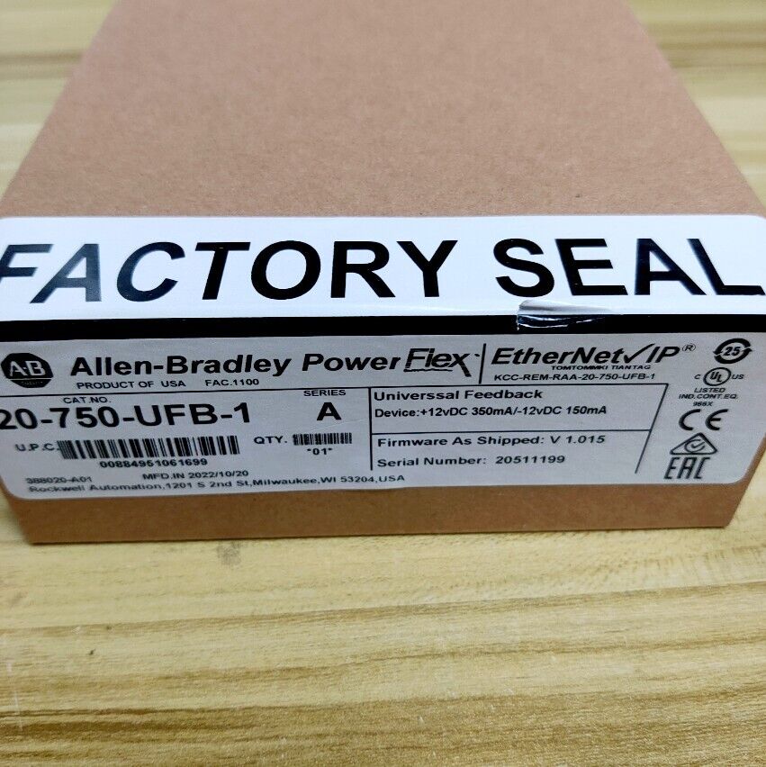 New Factory Sealed AB 20-750-UFB-1 Feedback Module - FACTORY SEALED AB