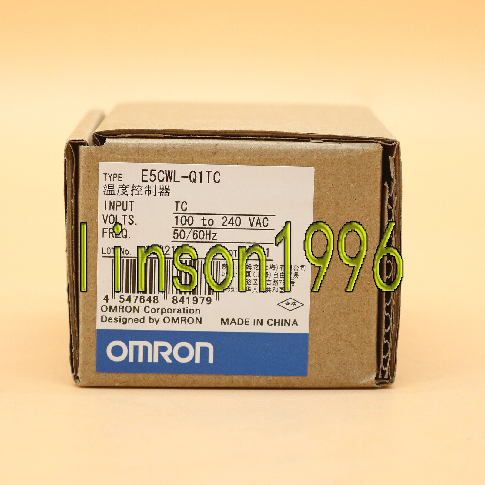Omron Temperature Controller E5CWL-Q1TC 100-240VAC - OMRON