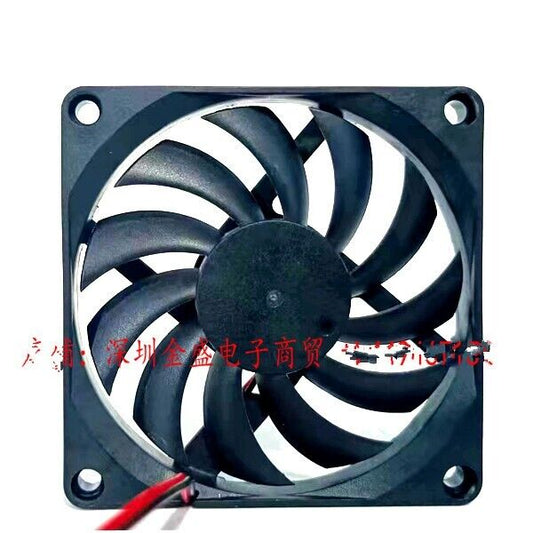 new 1 PCS GUSA Fan GD8010B12H 12V 8010 8CM chassis/graphics card cooling fan 2 pin - GUSA