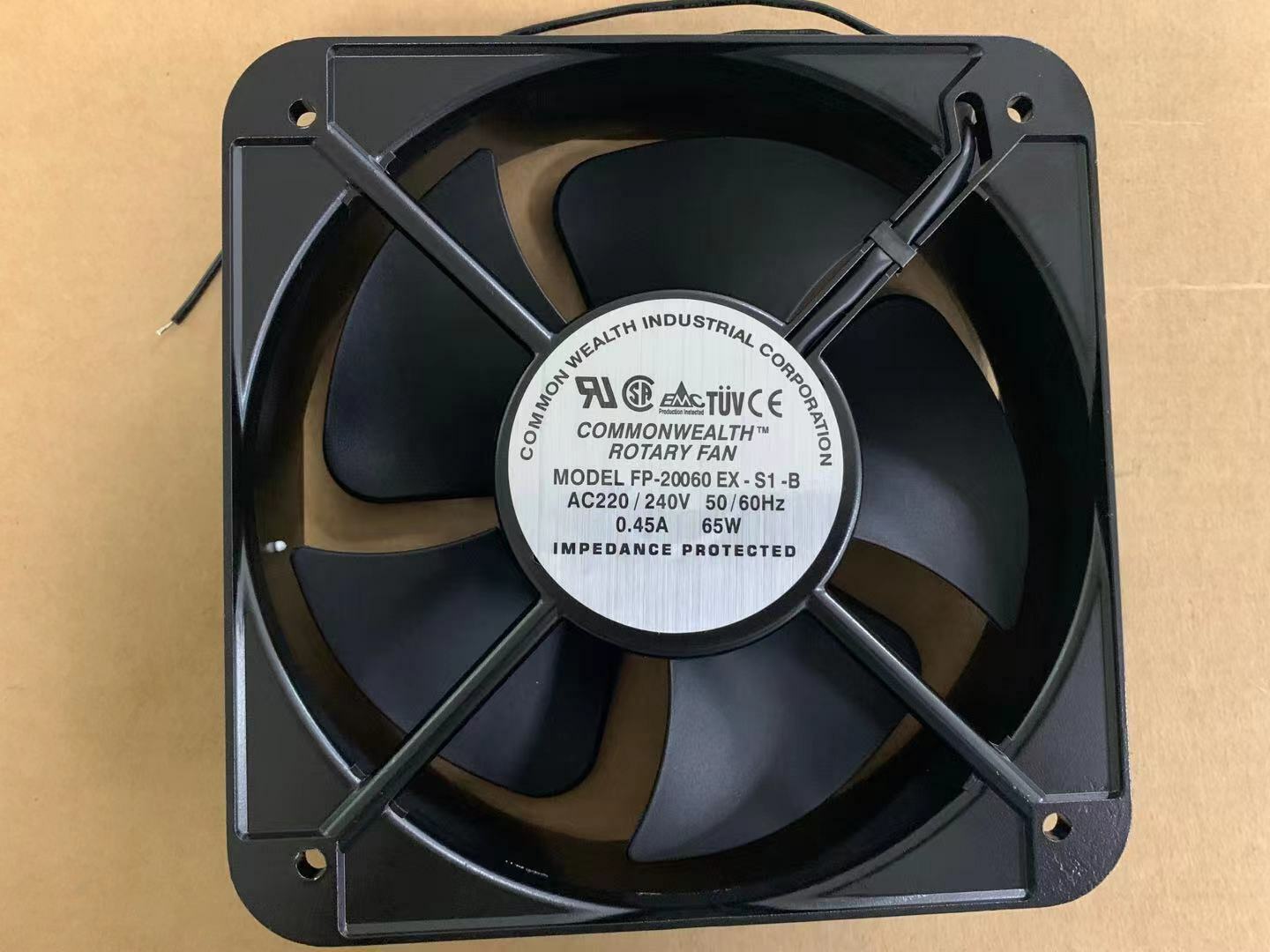 new FP20060EX-S1-B 20CM 200x200x60 MM 20060 AC 220V Double Ball Bearing Axial Fan