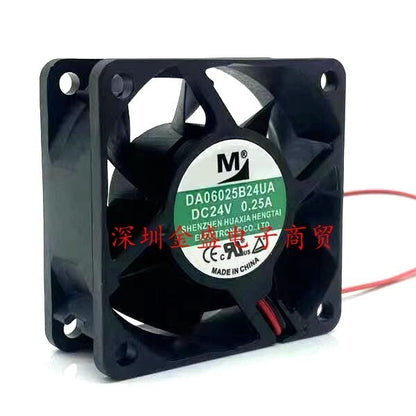 M DA06025B24UA 6025 DC24V 0.25A 6CM 2-wire Inverter Cooling Fan