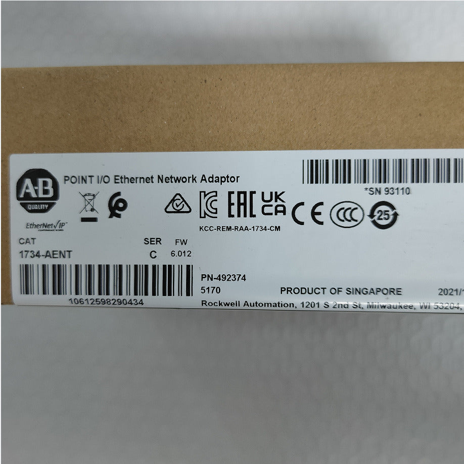 AB 1734-AENT Ethernet Network Adaptor 1734AENT NEW AB 1734-AENT Ethernet Network Adaptor 1734AENT NEW - AB