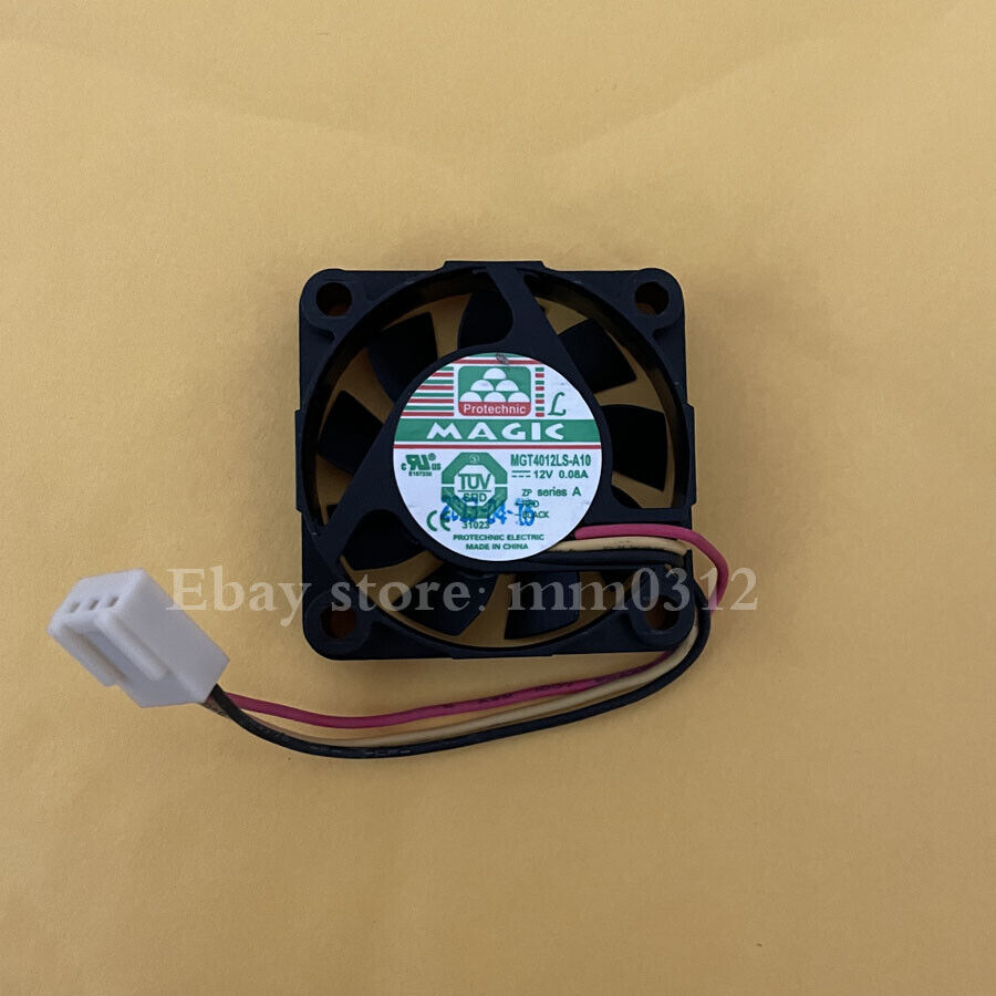 new MAGIC MGT4012LS-A10 12V 0.08A 4010 40mm 3-wire silent cooling fan 3pin - KOEED