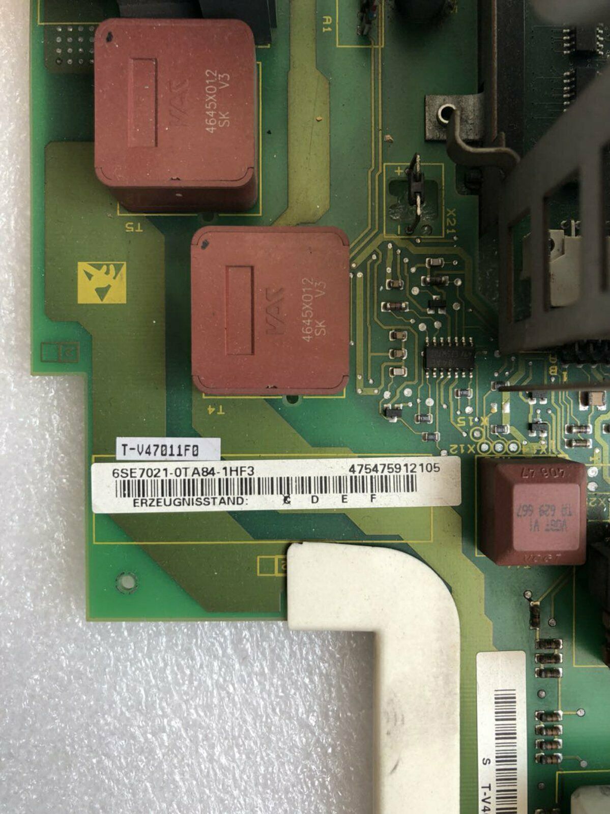 used  Siemens inverter drive board 6SE7021-0TA84-1HF3 Tested It In Good Condition