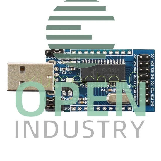 CH341A module USB to UART IIC SPI TTL ISP EPP/MEM parallel converter